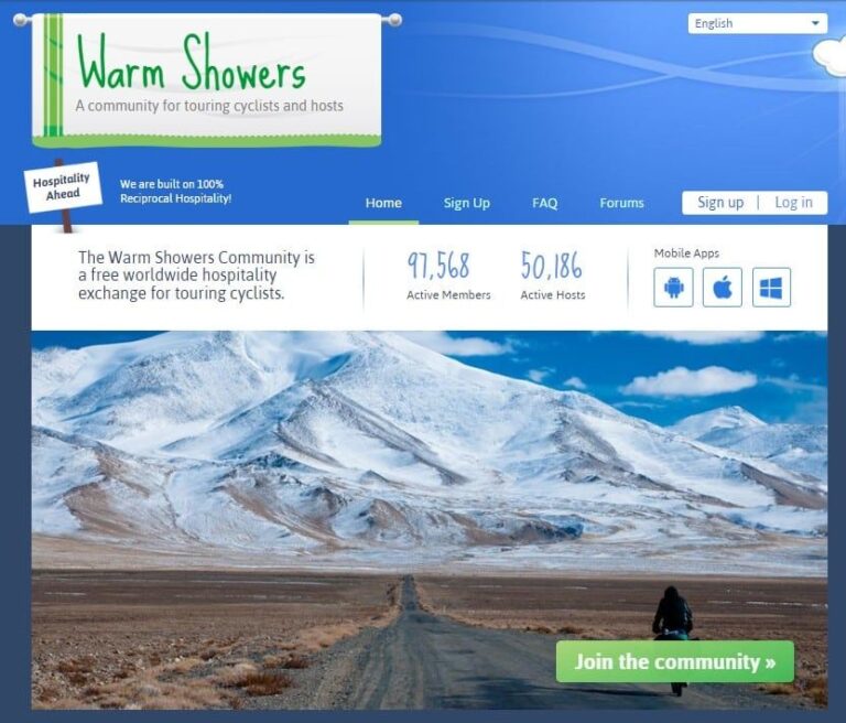Warmshowers