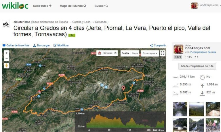 como borrar una ruta en wikiloc