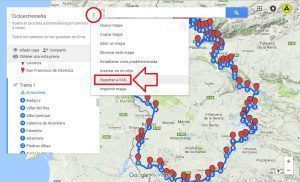 Diseñar Rutas en Bicicleta con Google Maps - Con Alforjas