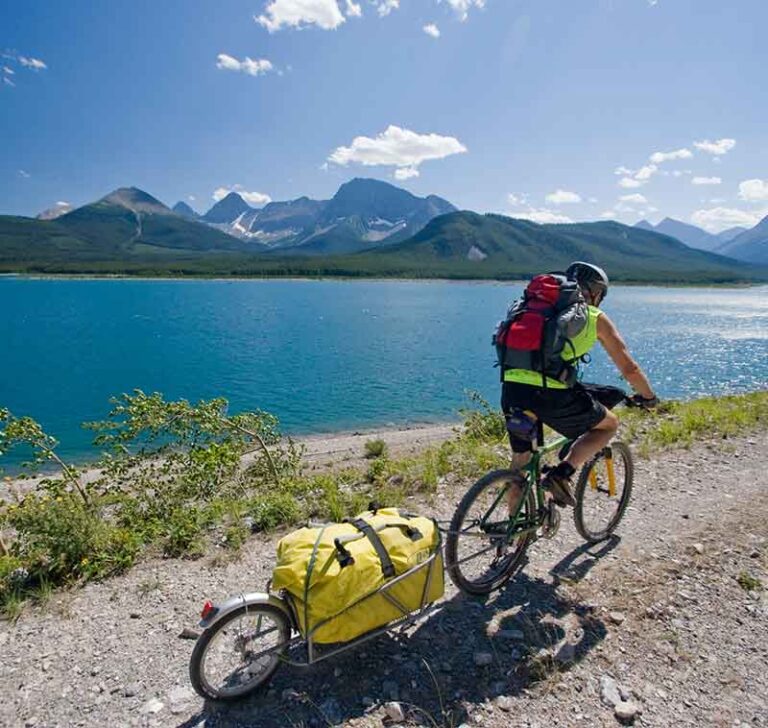 remolques para viajar en bici