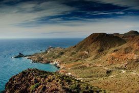 Looking at the Mediterranean from Cabo de Gata