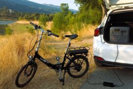 cargar ebike con la camper