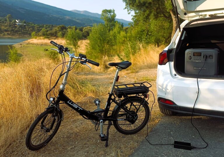 cargar ebike con la camper