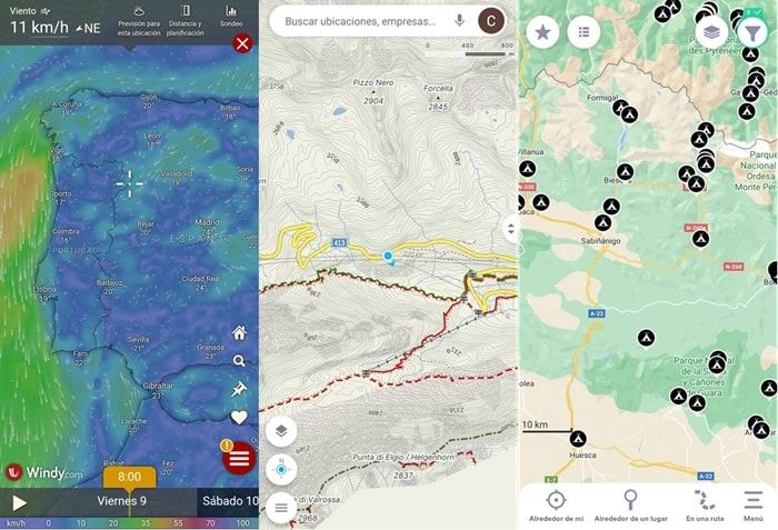 Aplicaciones para bikepacking