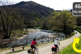 circular vias verdes